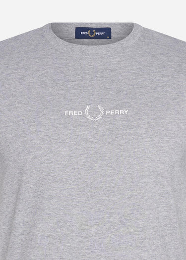 Fred Perry T-shirts  Embroidered t-shirt - steel marl