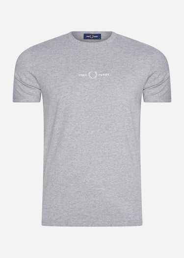 Fred Perry T-shirts Embroidered t-shirt - steel marl