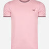 Fred Perry T-shirts Twin tipped t-shirt - chalky pink