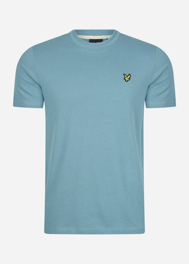 Lyle & Scott T-shirts Crest tipped t-shirt - skipton blue
