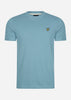 Lyle & Scott T-shirts Crest tipped t-shirt - skipton blue