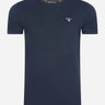 Barbour T-shirts Tartan sports tee - new navy