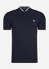 Fred Perry Polo's Bomber collar polo shirt - navy