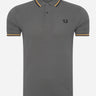 Fred Perry Polo's Twin tipped polo - gunmetal gold black