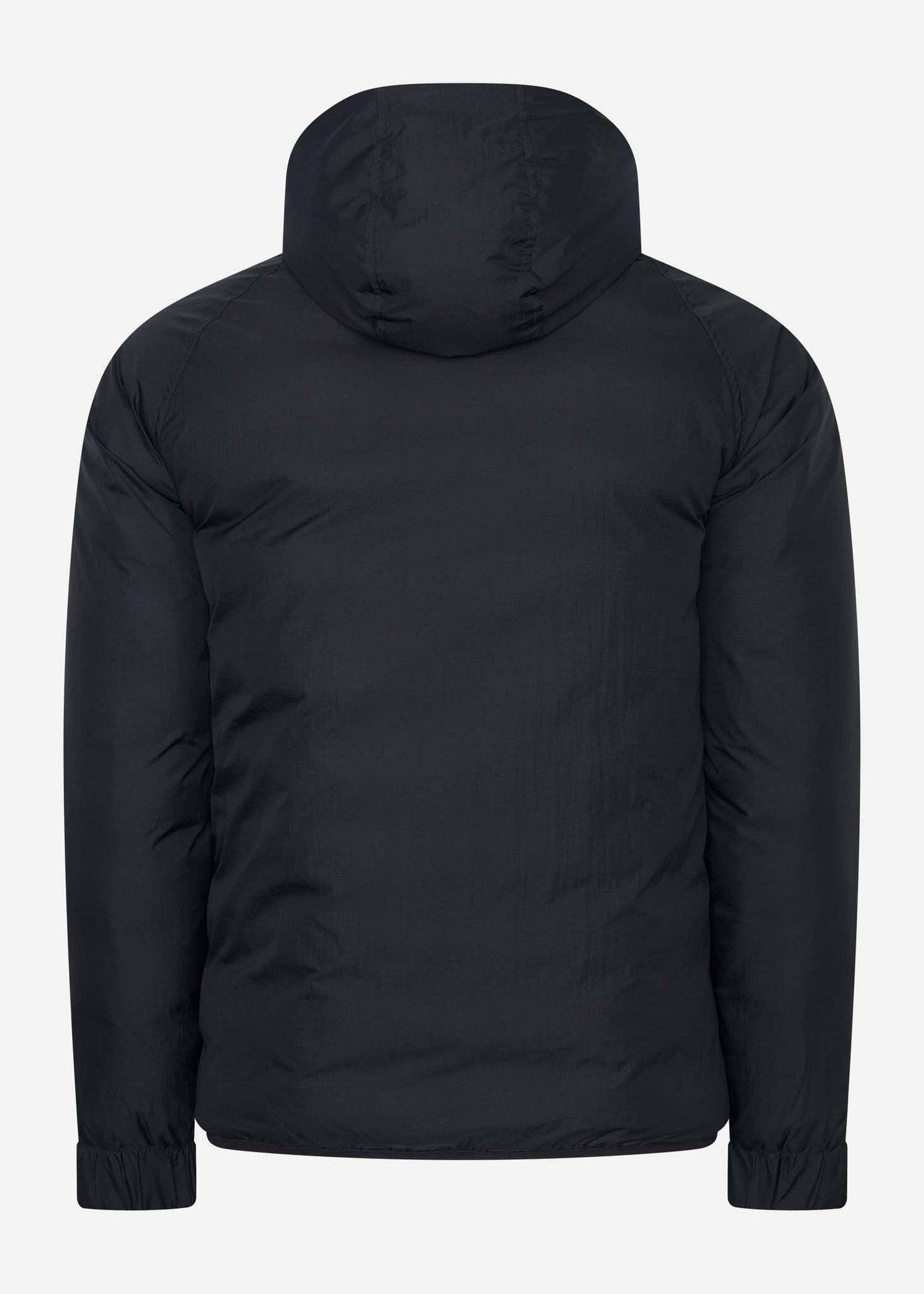 Insulated hooded jacket - black