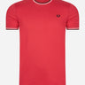 Fred Perry T-shirts Twin tipped t-shirt - washed red