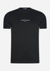 Fred Perry T-shirts Embroidered t-shirt - black