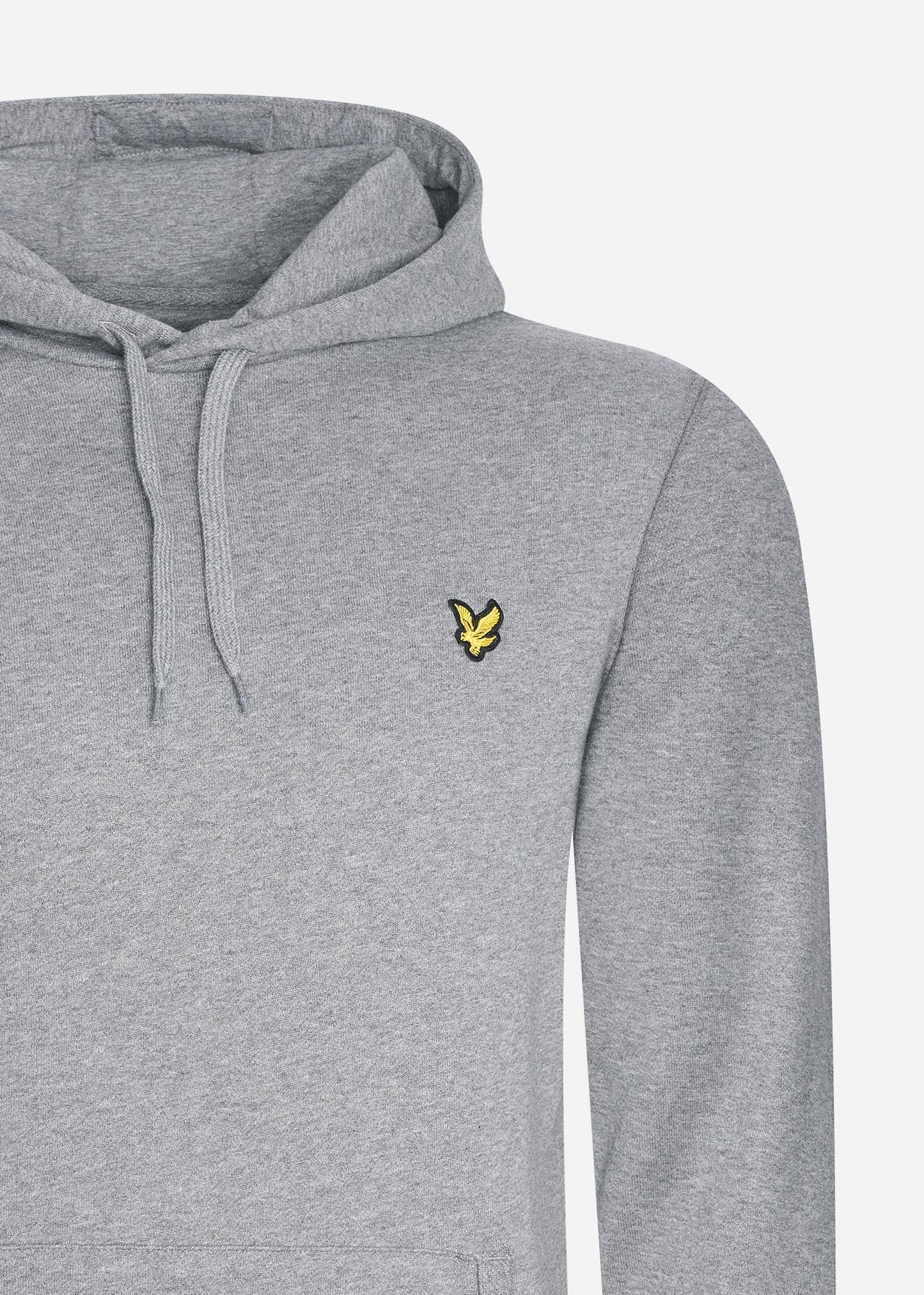 Pullover hoodie - mid grey marl - Lyle & Scott