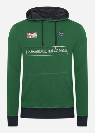 Peaceful Hooligan Hoodies Flag hoodie - race green
