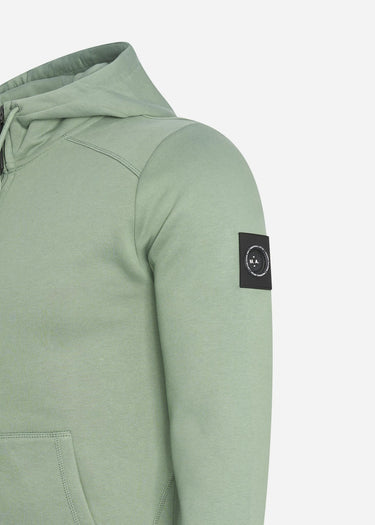 Marshall Artist Vesten Siren full zip hood - sage