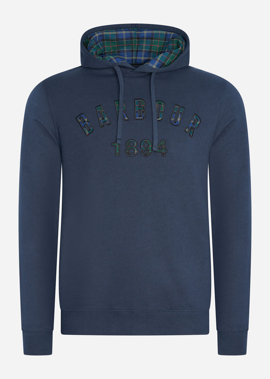 Barbour Hoodies  Affiliate popover hoodie - navy 