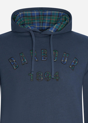 Barbour Hoodies  Affiliate popover hoodie - navy