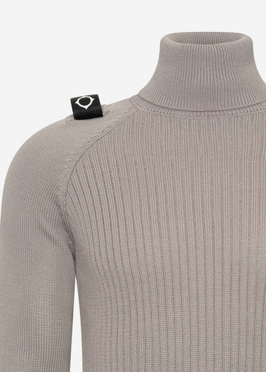 MA.Strum Truien  Roll neck knit - dark slate