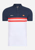 Ellesse Polo's Muccio polo - navy red white