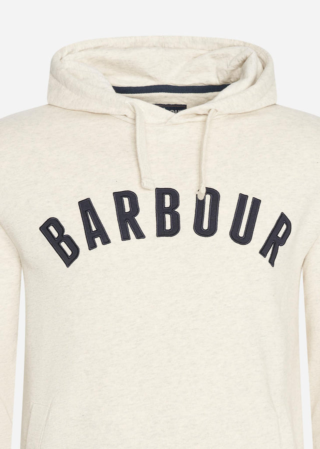 Barbour Hoodies Acton hoodie - ecru marl