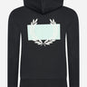 Fred Perry Hoodies Laurel wreath print hooded sweater - black
