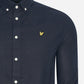 Lyle & Scott Overhemden  Cotton linen shirt - dark navy 