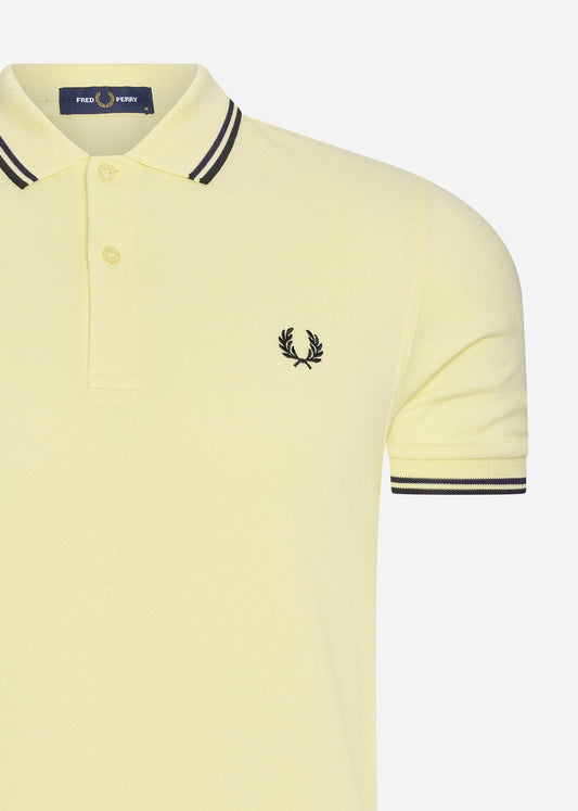 Fred Perry Polo's  Twin tipped fred perry shirt - wax yellow 