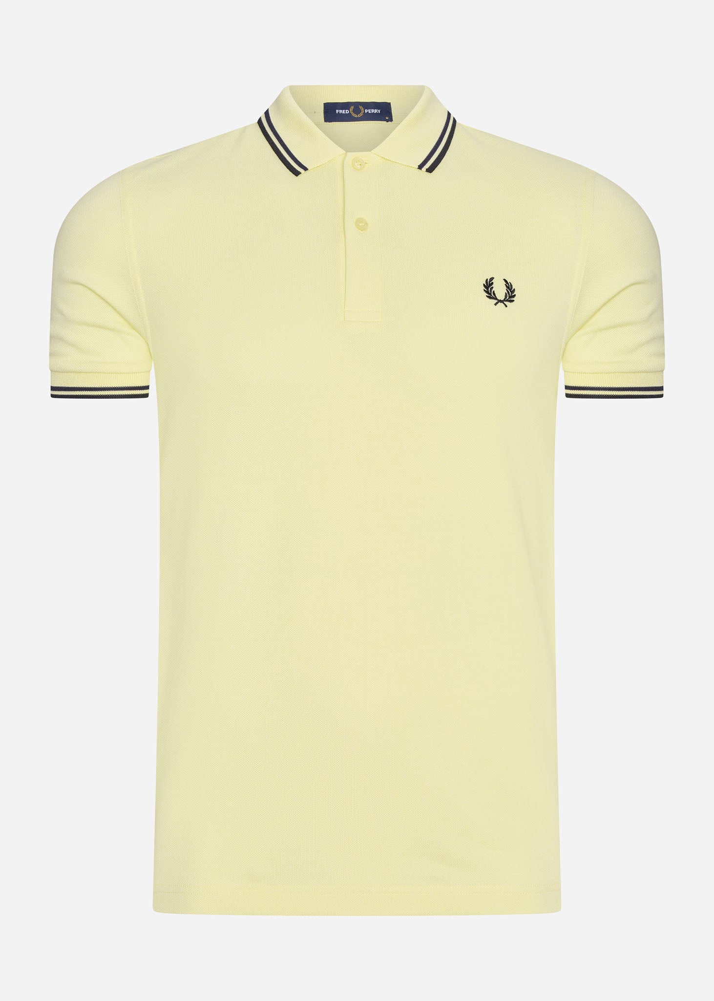 Fred Perry Polo's  Twin tipped fred perry shirt - wax yellow 
