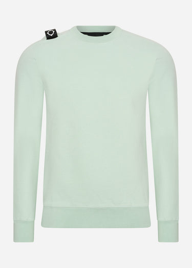 MA.Strum Truien  Core crew sweat - mist green