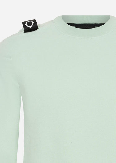 MA.Strum Truien  Core crew sweat - mist green