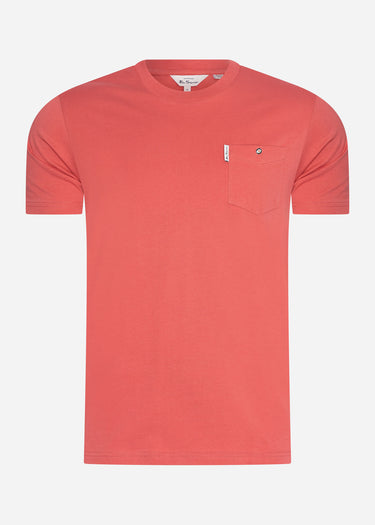 Ben Sherman T-shirts Signature pocket tee - raspberry