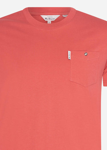 Ben Sherman T-shirts Signature pocket tee - raspberry
