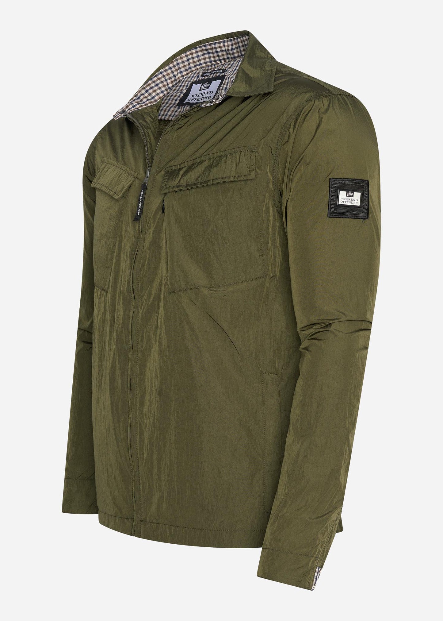 Weekend Offender overshirt groen