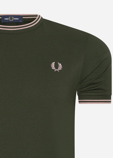 Fred Perry T-shirts Twin tipped t-shirt - hunting green