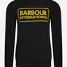 Barbour International Truien Large logo sweat - black