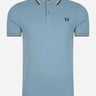 Fred Perry Polo's Twin tipped fred perry shirt - ash blue golden hour navy