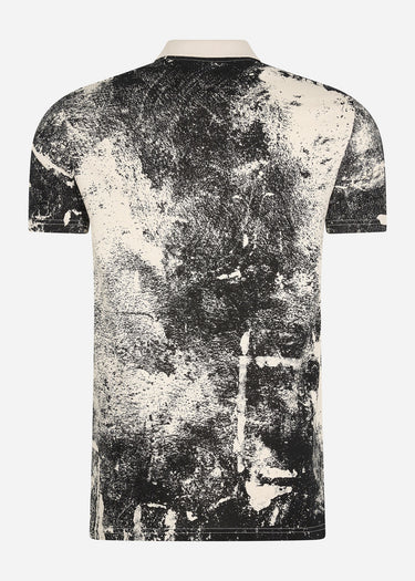 Lyle & Scott Polo's  Erosion print polo shirt - cove