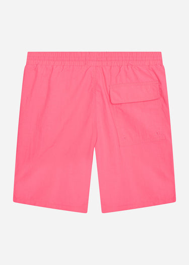 Lyle & Scott Zwembroeken Plain swimshort - electric pink