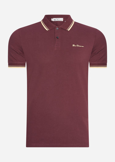 Ben Sherman Polo's Signature polo - aubergine
