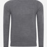 Ben Sherman Truien Signature merino crew - steel