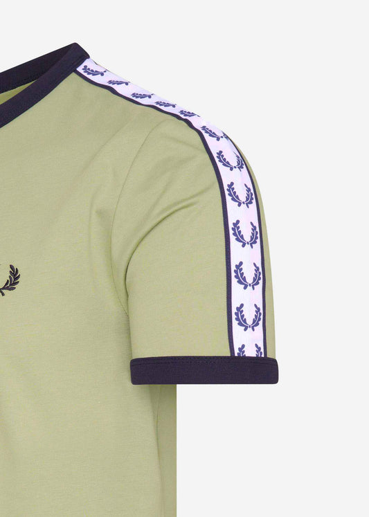 Fred Perry T-shirts  Taped ringer t-shirt - seagrass 