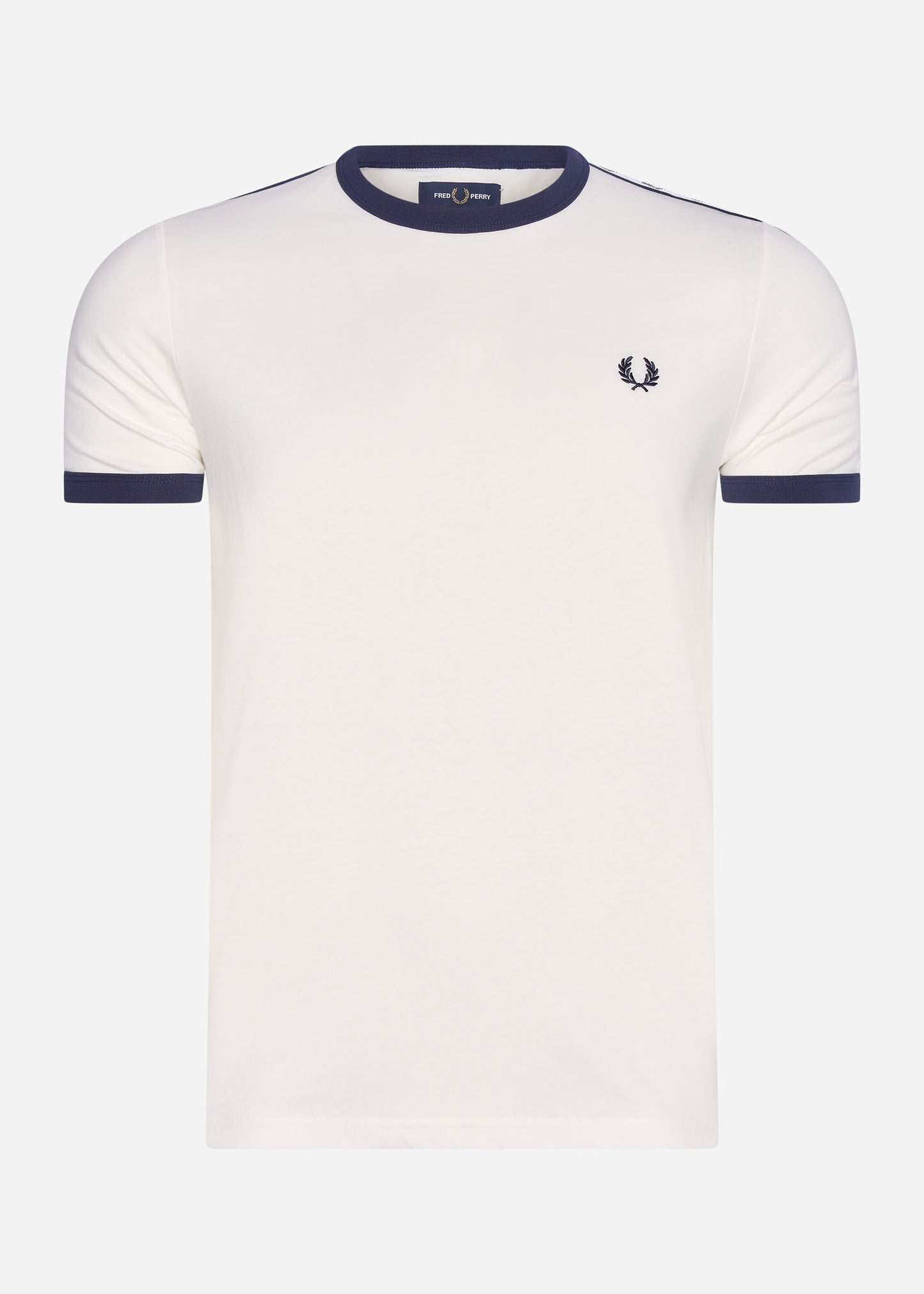 Fred Perry T-shirts Taped ringer t-shirt - snow white