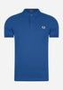 Fred Perry Polo's Plain fred perry shirt - shaded cobalt