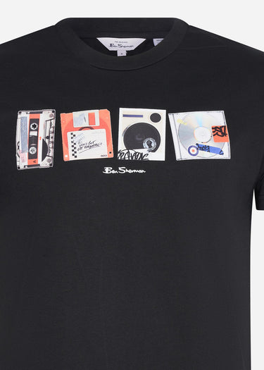 Ben Sherman T-shirts Retro item stack - black