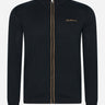 Ben Sherman Vesten Long sleeve sport zip thru - black