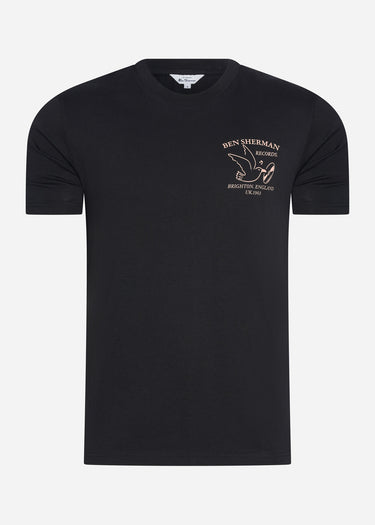 Ben Sherman T-shirts  Brighton records - black