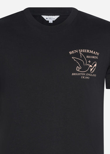 Ben Sherman T-shirts  Brighton records - black