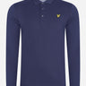 Lyle & Scott Longsleeve Polo's LS polo shirt - navy