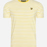 Lyle & Scott T-shirts Breton stripe t-shirt - sunshine yellow white