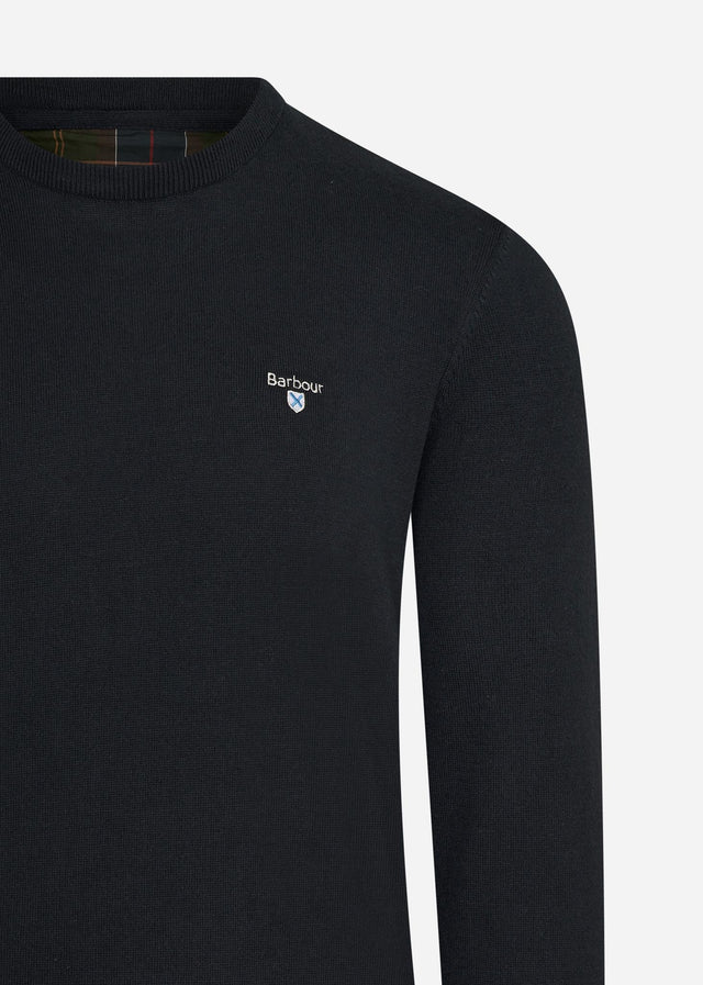 Barbour Sweaters Essential cotton cashmere crew - navy