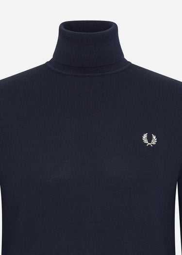 Fred Perry Truien  Roll neck jumper - navy