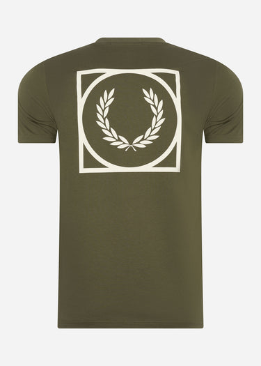 Fred Perry T-shirts  Graphic print t-shirt - military green