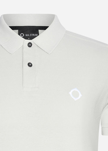 MA.Strum Polo's  SS pique polo - grey violet