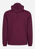 Lyle & Scott Jassen Zip through hooded jacket - burgundy