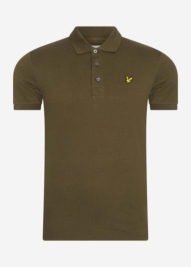 Lyle & Scott Polo's Plain polo shirt - olive